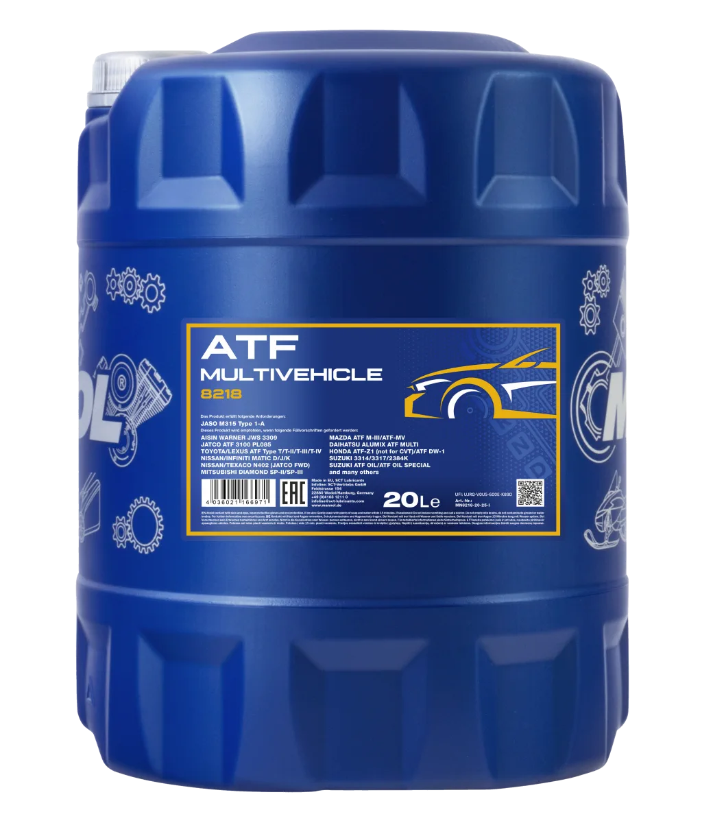 MANNOL ATF Multivehicle JWS 3309 8218 20L product image